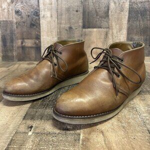 Red Wing 595 Chukka Leather Lace Up Work Boots Mens 10.5 EE